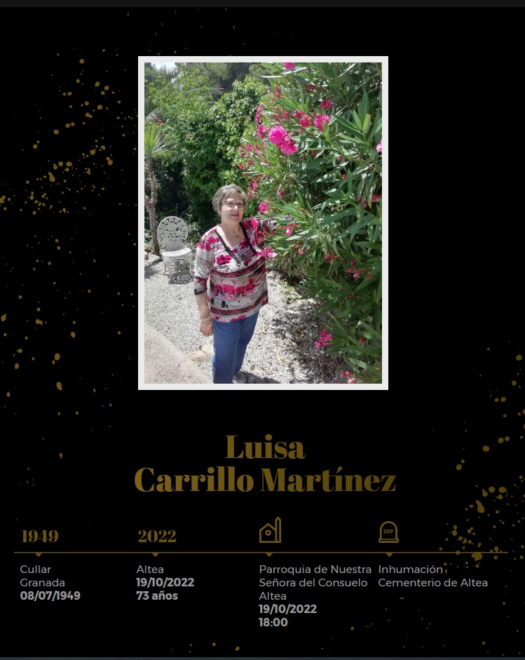 Luisa Carrillo Martinez